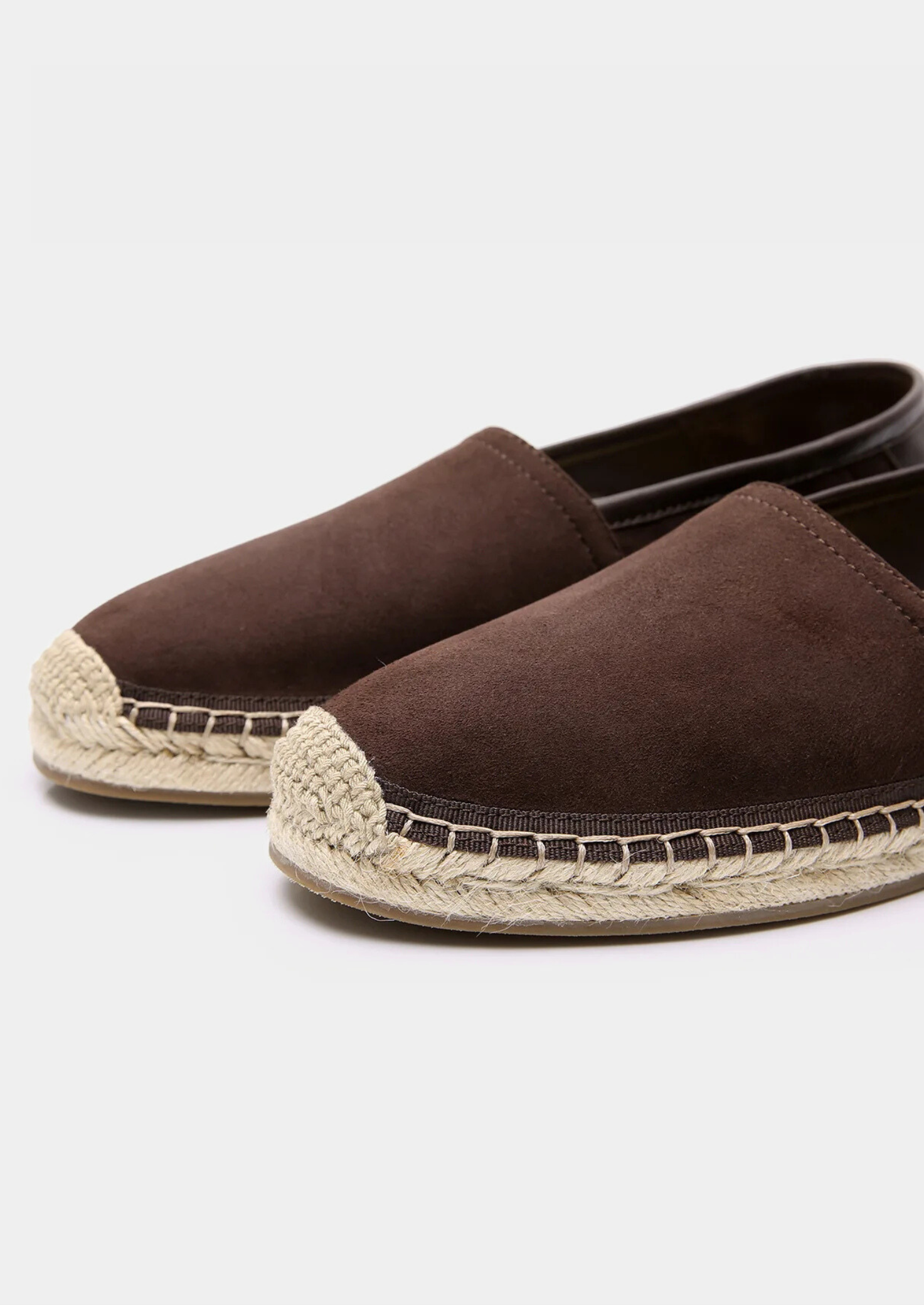 Plážové espadrilky - Tmavě hnědá