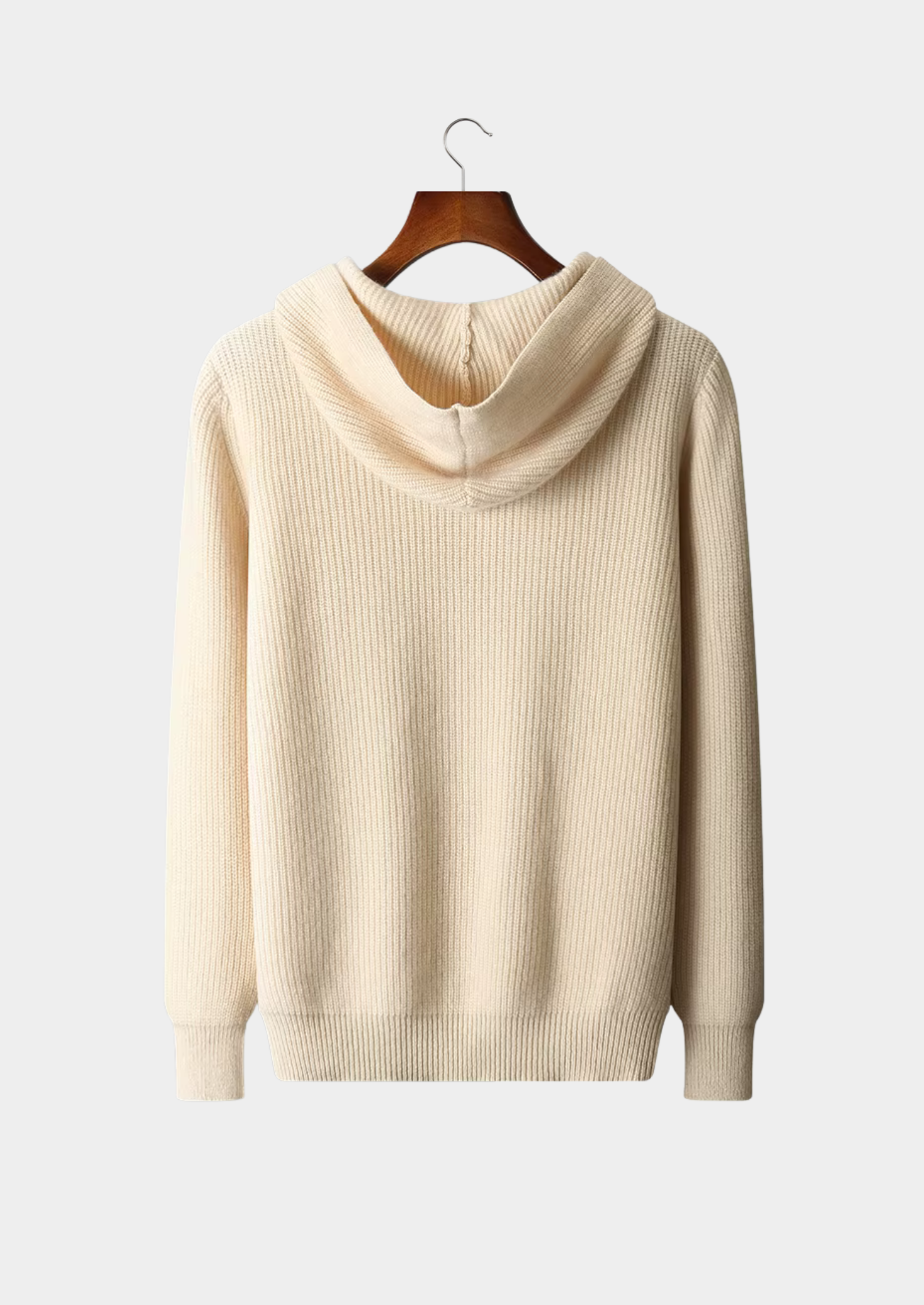 PURE EXTRA-JEMNÁ MERINO VLÁKNA POLOKABÁT S PŘEDNÍ ZIPOVOU KAPUCÍ