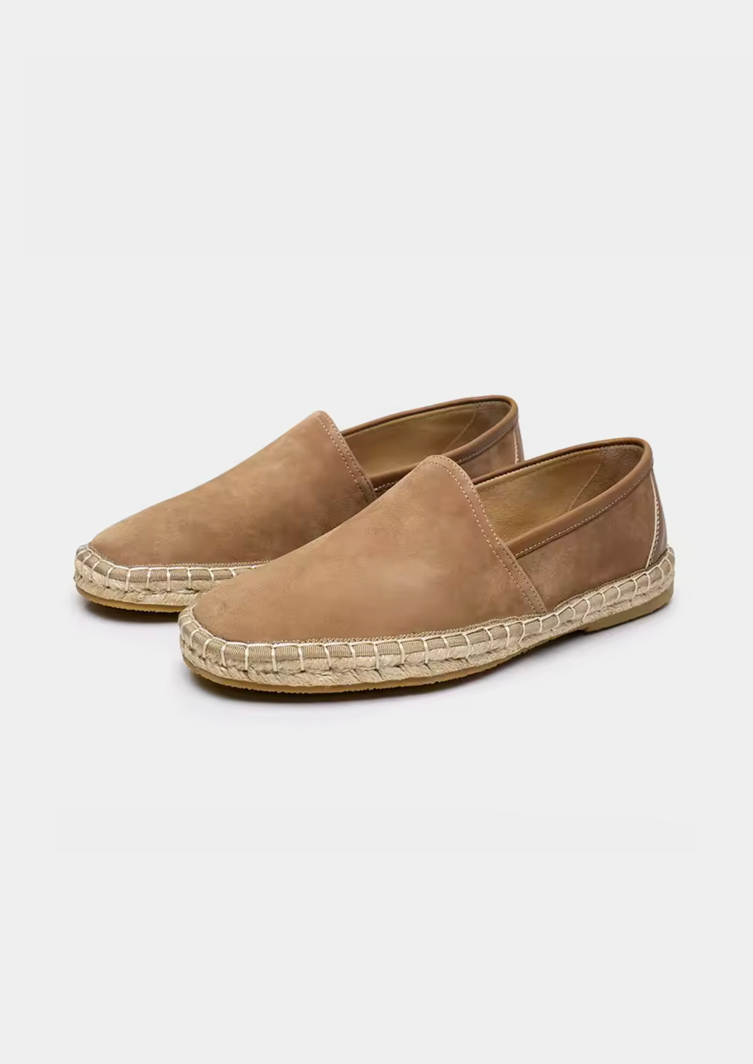 Plážové espadrilky - karamelové